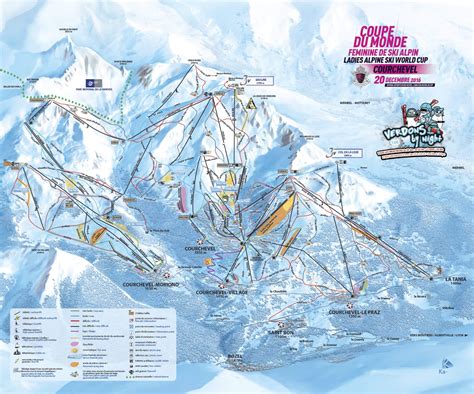 courchevel piste map.